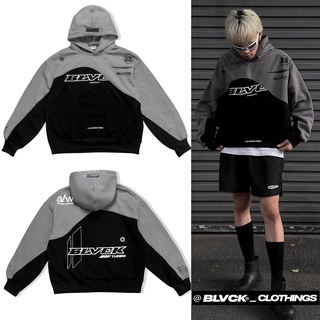 Áo khoác Hoodie Wave - BLVCK - Blackgrey