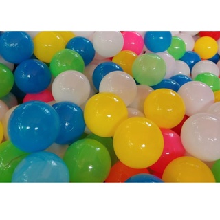 Combo 100 quả bóng nhựa cho bé hàng Việt Nam có logo in trên bóng