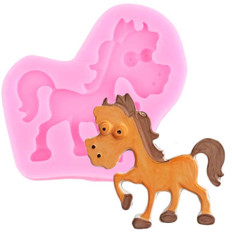 Khuôn Silicone Tạo Hình Làm Bánh Hình Động Vật DIY