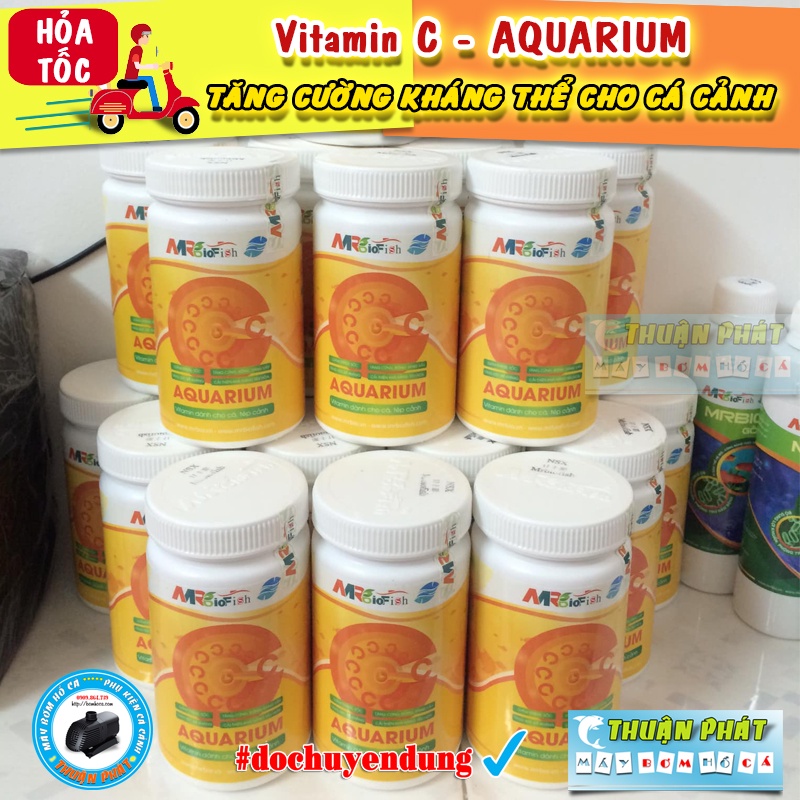 Mr Bio - Vitamin C - AQUARIUM - Tăng Cường Kháng Thể Cho Cá Cảnh dành cho cá rồng, dĩa, la hán và các loại cá cảnh