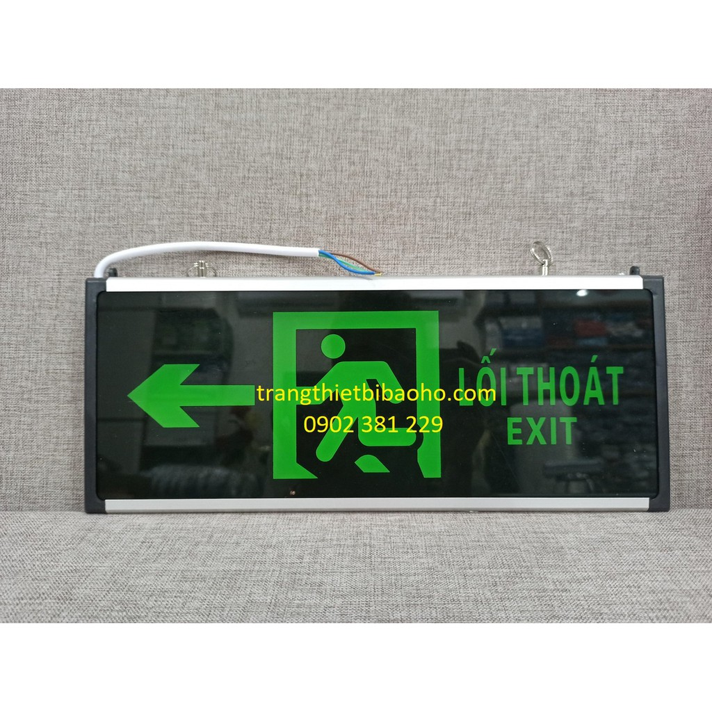 Đèn exit điện chỉ dẫn thoát hiểm 2 mặt AED 819