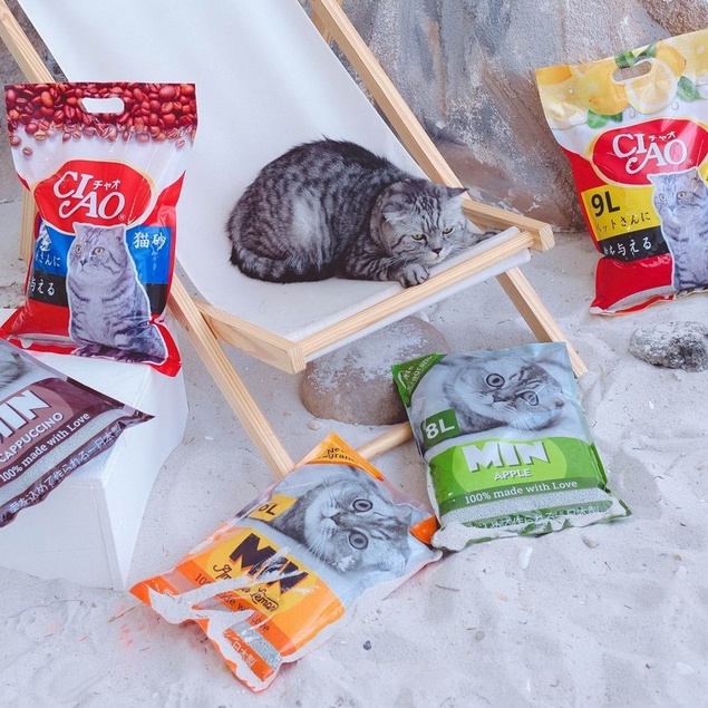 Cát vệ sinh cho mèo Miku Molly - cát đất sét __