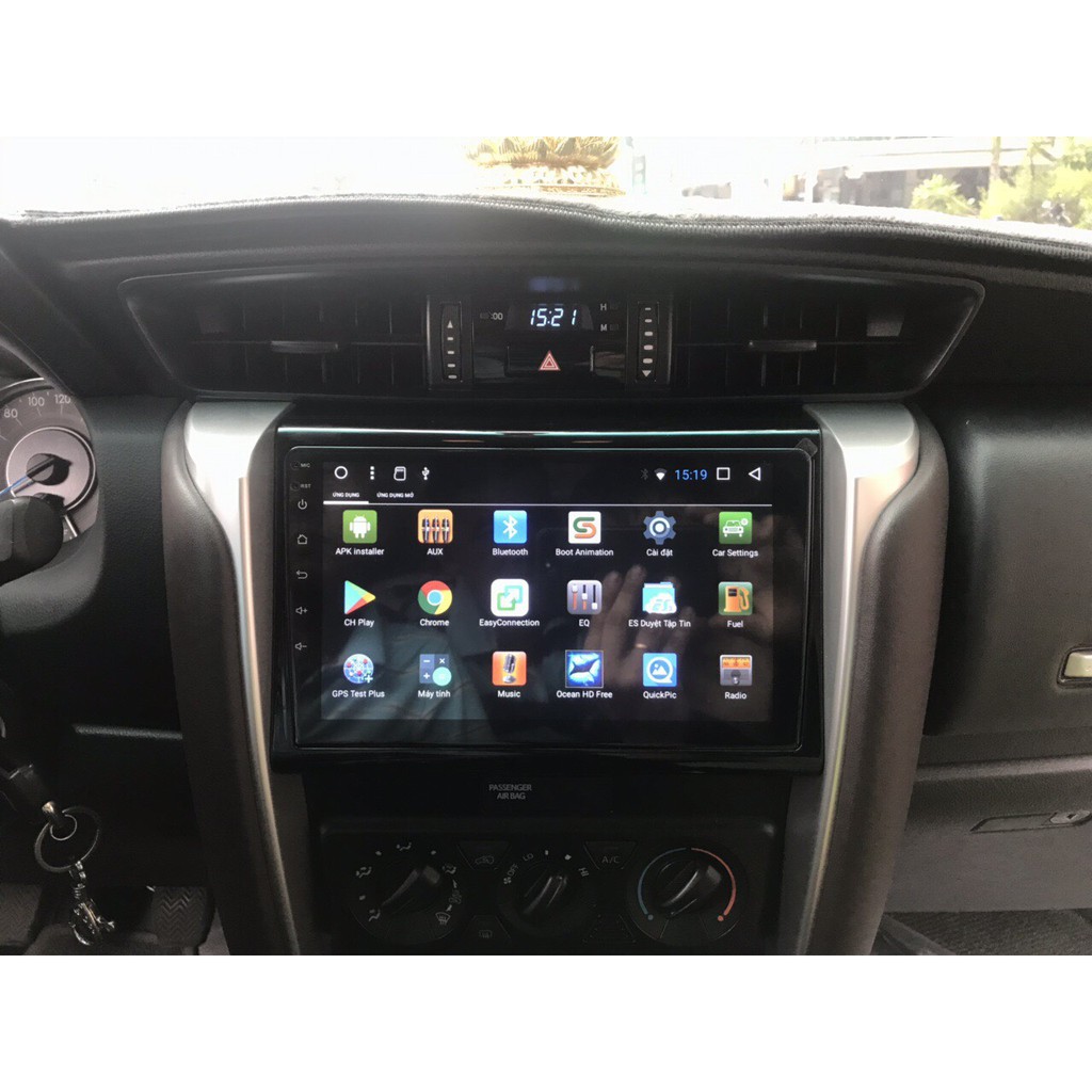 Màn Hình 9 inch Cho Xe FORTUNER 2016-2020 Chạy Android Tiếng Việt - Đầu DVD Android Kèm Mặt Dưỡng FORTUNER