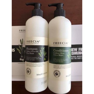 DẦU GỘI + XÃ  FREECIA GOLDEN OLIVE UITRA