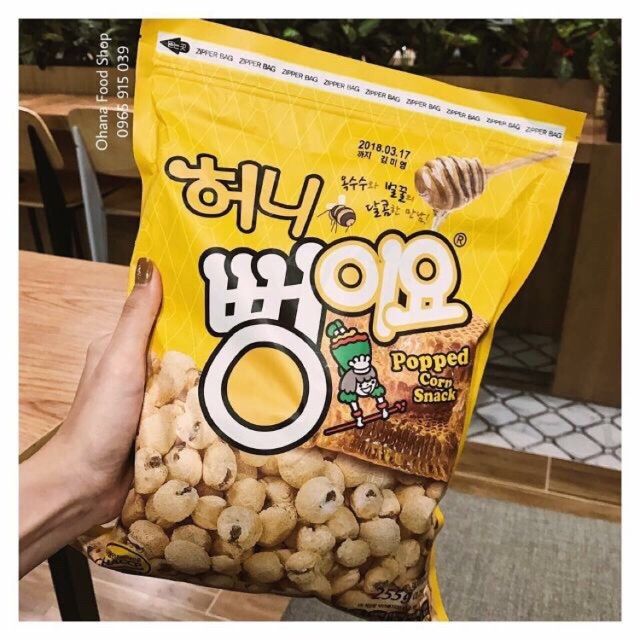 Bỏng ngô mật ong hàn quốc 255g