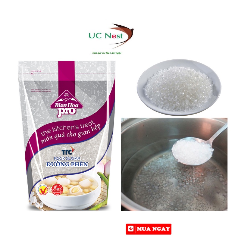 Đường Phèn Biên Hoà trưng yến nấu chè 100gr, 200gr, 500gr