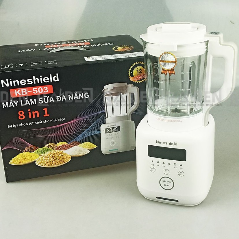 [Nhập Khẩu- BH 12th] Máy làm sữa hạt đa năng Nineshield KB - 503