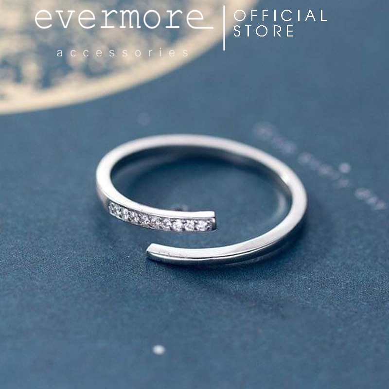 Nhẫn bạc EVERMORE, nhẫn bạc nhánh đá MiA sáng tạo, minimalism - N048