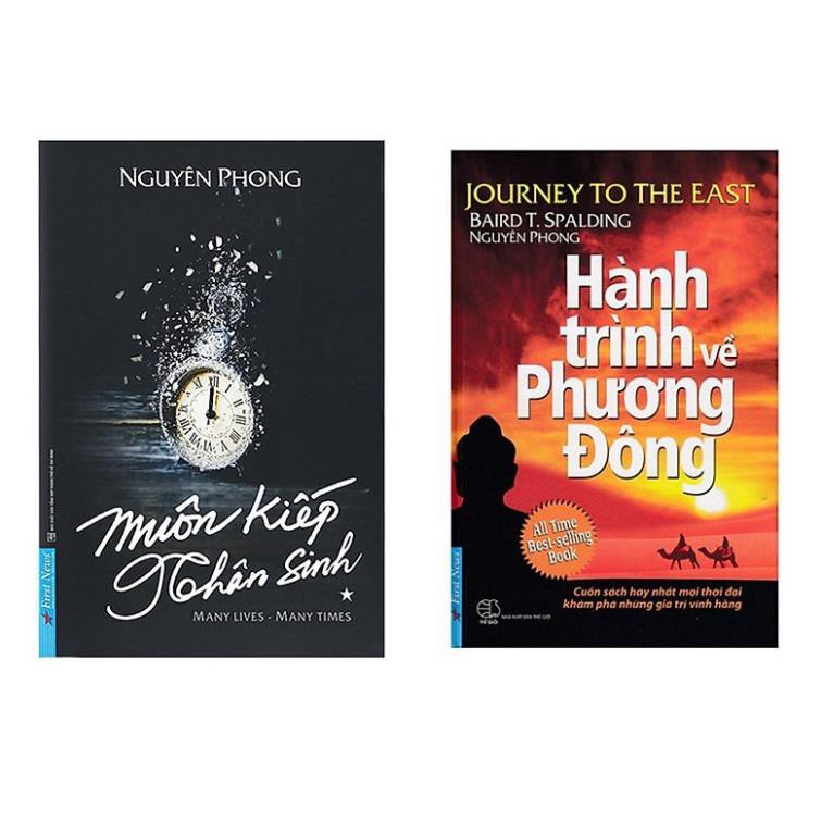 Sách - Combo muôn kiếp nhân sinh - hành trình về phương đông (2 cuốn ) nguyên phong [First News]