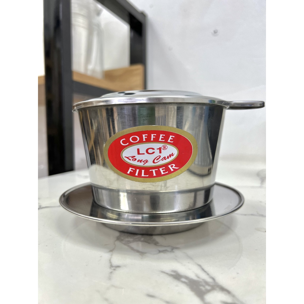 GIÁ SỈ TẠI XƯỞNG Phin pha cafe cà phê inox đẹp trung nguyên inox cỡ lớn chuẩn các cỡ số 9-10-Đại đẹp cao cấp sáng bóng