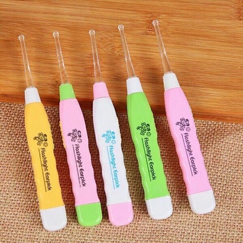 Dụng Cụ Láy Ráy Tai Có Đèn Cho Bé - Cây Móc Lỗ Tai Có Đèn Soi Cho Bé