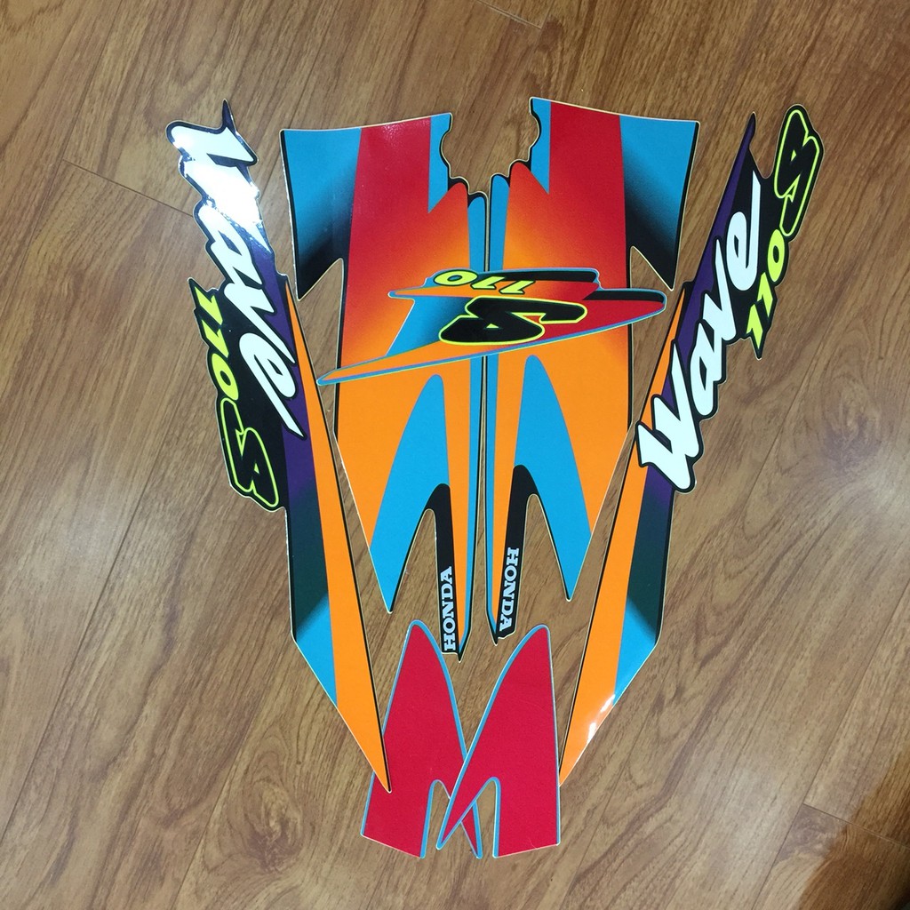 Tem WAVE S 110 - wave  alpha - wave nhỏ - Tem 3 lớp