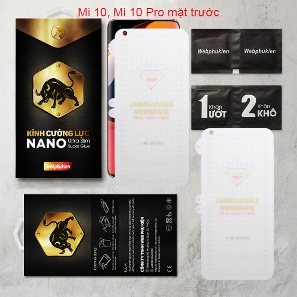 Miếng dán PPF TPU cho Xiaomi Mi 11/Mi 11 Pro/Mi 10/Mi 10 Pro/Mi 10 Ultra/Mi Note 10/Mi Note 10 Pro/Mix 4/Mix Fold