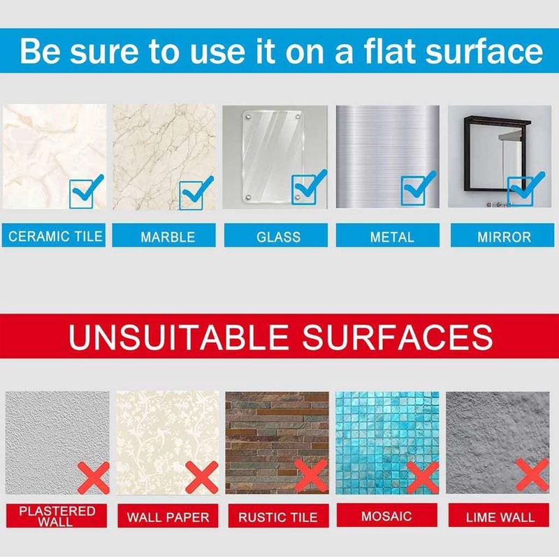 Móc gắn tường siêu dính trong suốt không đóng đinh để treo khăn