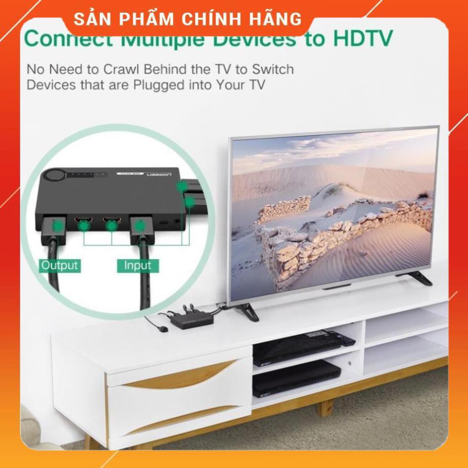 [CHÍNH HÃNG] Bộ gộp HDMI 5 vào 1 ra chính hãng Ugreen 40205 cao cấp bảo hành 18 tháng