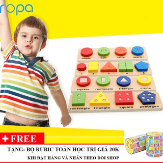 Đồ Chơi, Bộ đồ chơi phân loại hình học cho bé phát triển trí tuệ