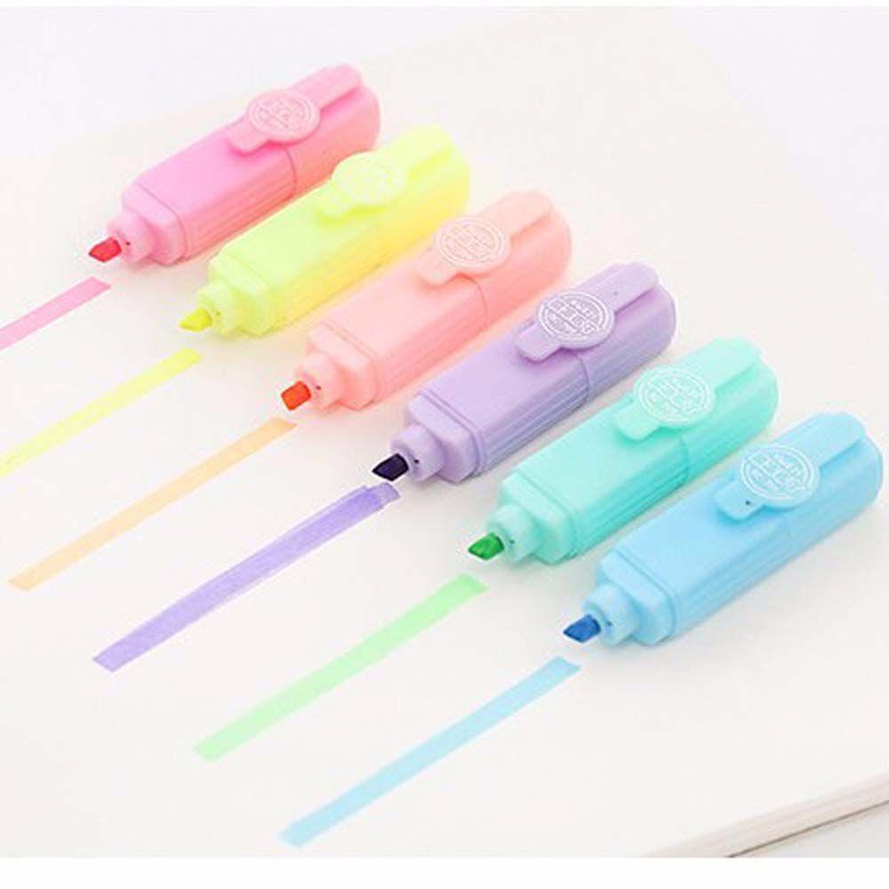 PEWANY Bút Đánh Dấu Bắt Sáng Dạng Thạch Hình Nấm Dễ Thương
