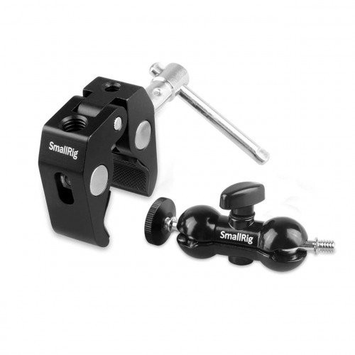 SmallRig Multi-function Super Clamp with Double Ball Heads &amp; 1/4&quot; Screw -1138