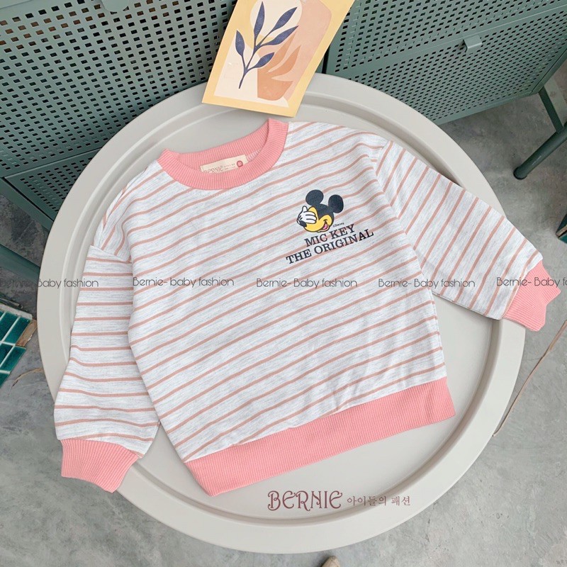 ÁO KẺ MICKEY UNISEX CHO BÉ