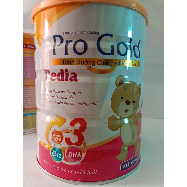 Sữa dành cho trẻ biếng ăn ProGold Pedia 900g - Bé ăn ngon, tăng cân, giảm táo bón