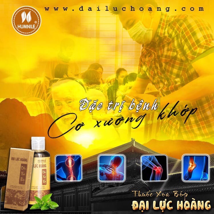 DẦU XOA BÓP ĐẠI LỰC HOÀNG 120ML Dầu Xoa Bóp Đại Lực Hoàng 120ml