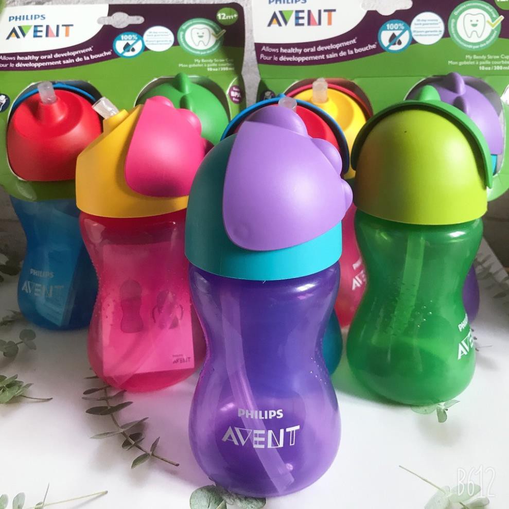 [Hàng chính hãng] Bình uống nước ống hút Philips Avent 300ml cho bé từ 12 tháng