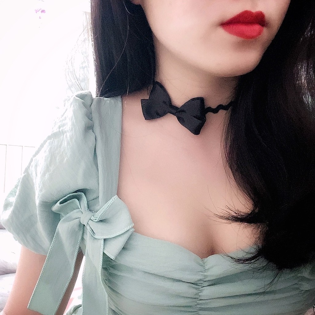 Vòng cổ - Choker nơ