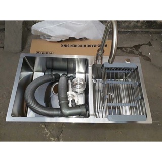 Chậu rửa bát: chậu đúc 304 korea - 7843/8245 cân/ lệch