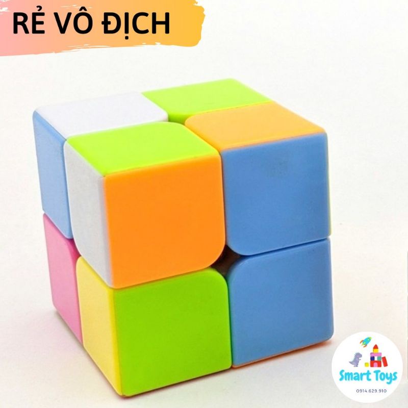Rubik 2x2 rubic vuông nâng cao khả năng tư duy cho bé