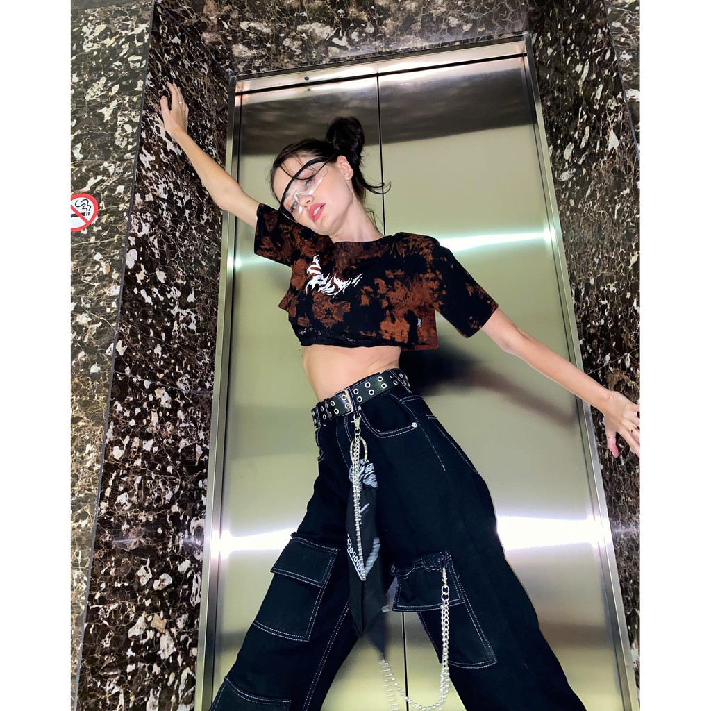 Áo Tiedye ZOMBIE® Croptop