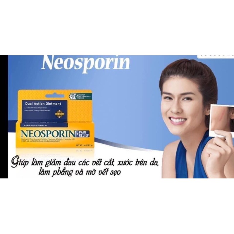 NEOSPORIN KEM TRỊ SẸO TRỊ BỎNG TRỊ VẾT THƯƠNG HỞ THẦN THÁNH