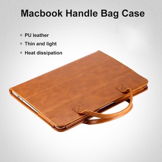 Túi Da PU Đựng MacBook Air 13.3 inch 11-15.4 inch Kèm Bàn Phím Tiện Dụng