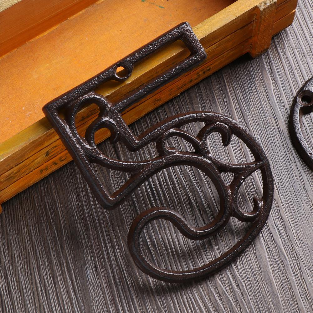 Số 0-9 Bằng Sắt Gắn Tường Trang Trí Quán Cà Phê / Bar