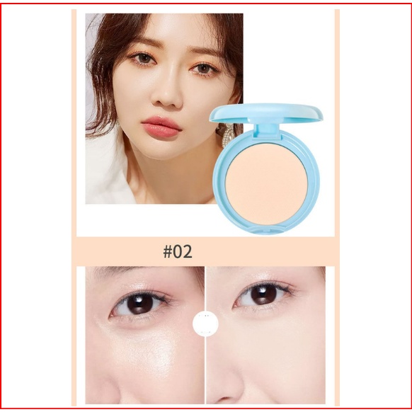 [Hàng mới] Phấn Nền Phấn Phủ Che Khuyết Kiểm Soát Dầu Che Phủ Hoàn Hảo Mịn Lì Lâu Trôi Hàn Quốc Lameila Novo Dika