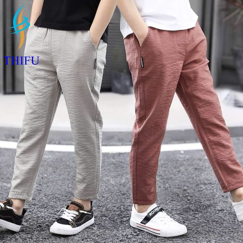 &lt;FREE SHIP&gt; Quần jogger đũi  xịn co giãn thoáng mát cực đẹp