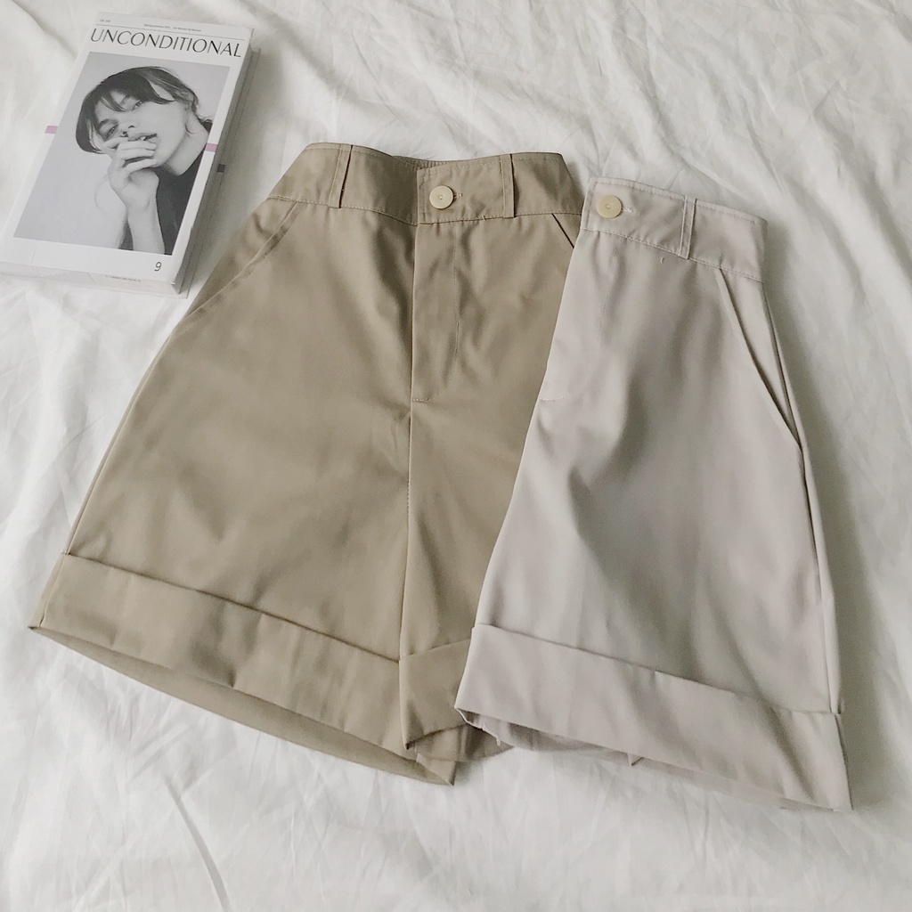 Quần Short Nữ Ống Rộng JEM CLOSET Chất Kaki Mịn Thiết Kế Trẻ Trung Lamon 2838