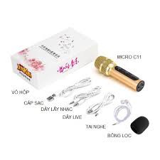Bộ micro thu âm cầm tay đa năng livetream karaoke C7,C11,C16,C25