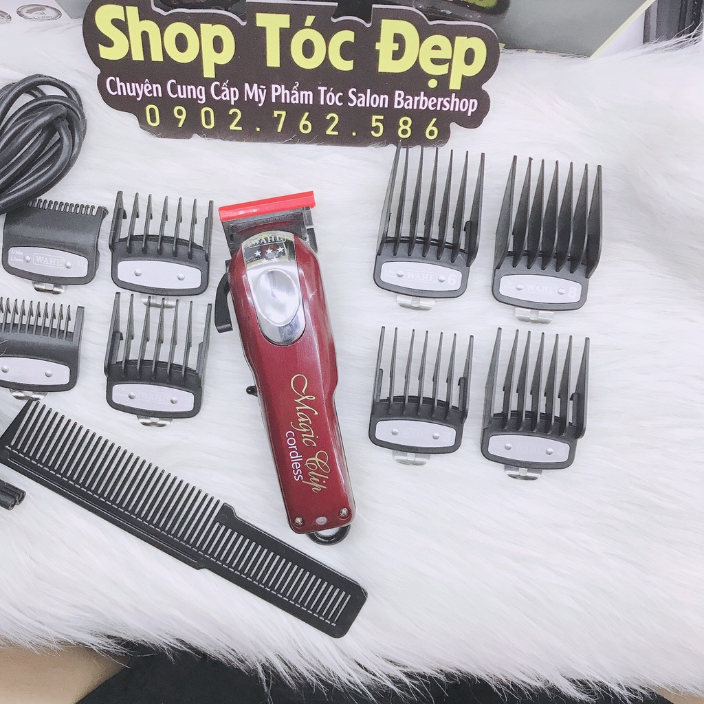 Tông đơ cao cấp WAHL MAGIC CLIP Full 8 cữ + lược hàng nội địa TQ