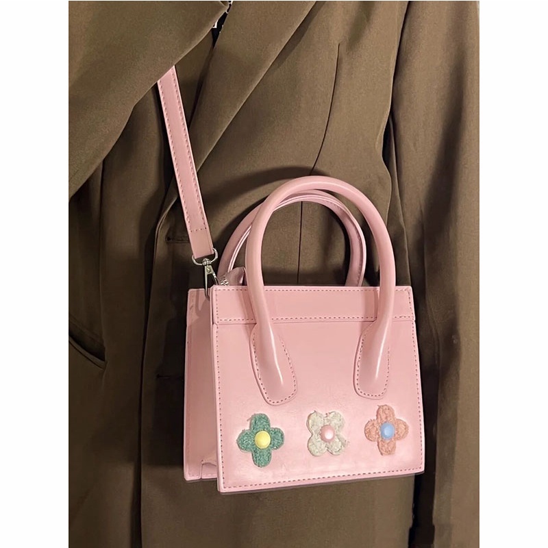 Túi Đeo Vai Nhỏ Gọn Họa Tiết Hoa Dễ Thương Thời Trang Cho Nữ 2022