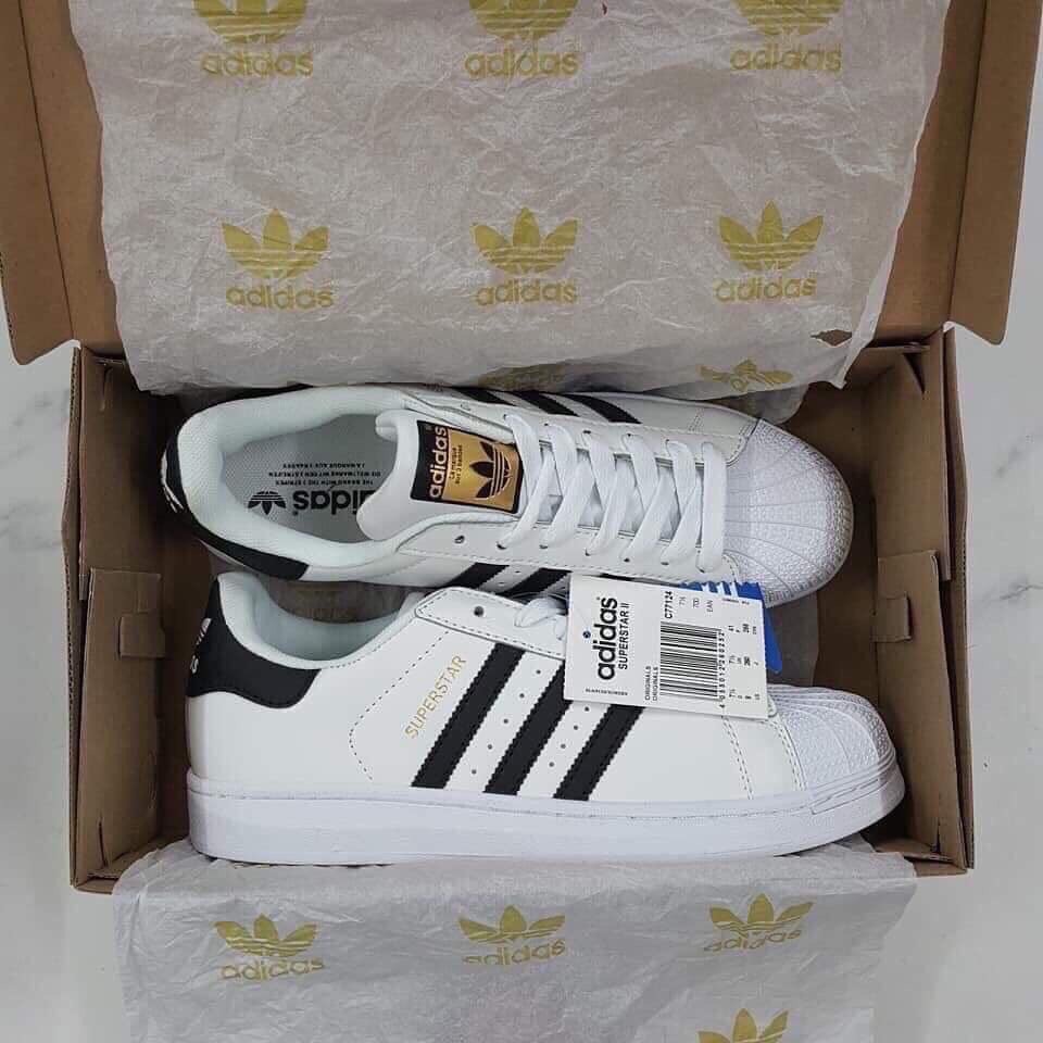 SALE HOT HOT Nhất Giày Adidas Super Star mũi sò kẻo hết ) bán chạy Đẹp