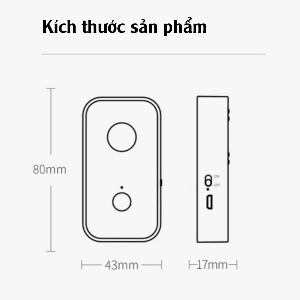 Máy Dò Tìm Camera Quay Lén - Máy Dò Camera Ẩn Xiaomi Smoovie Đa Năng Có Báo Động Chống Quay Lén Và Chống Trộm