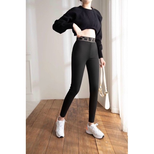 quần legging lót lông hàng QC