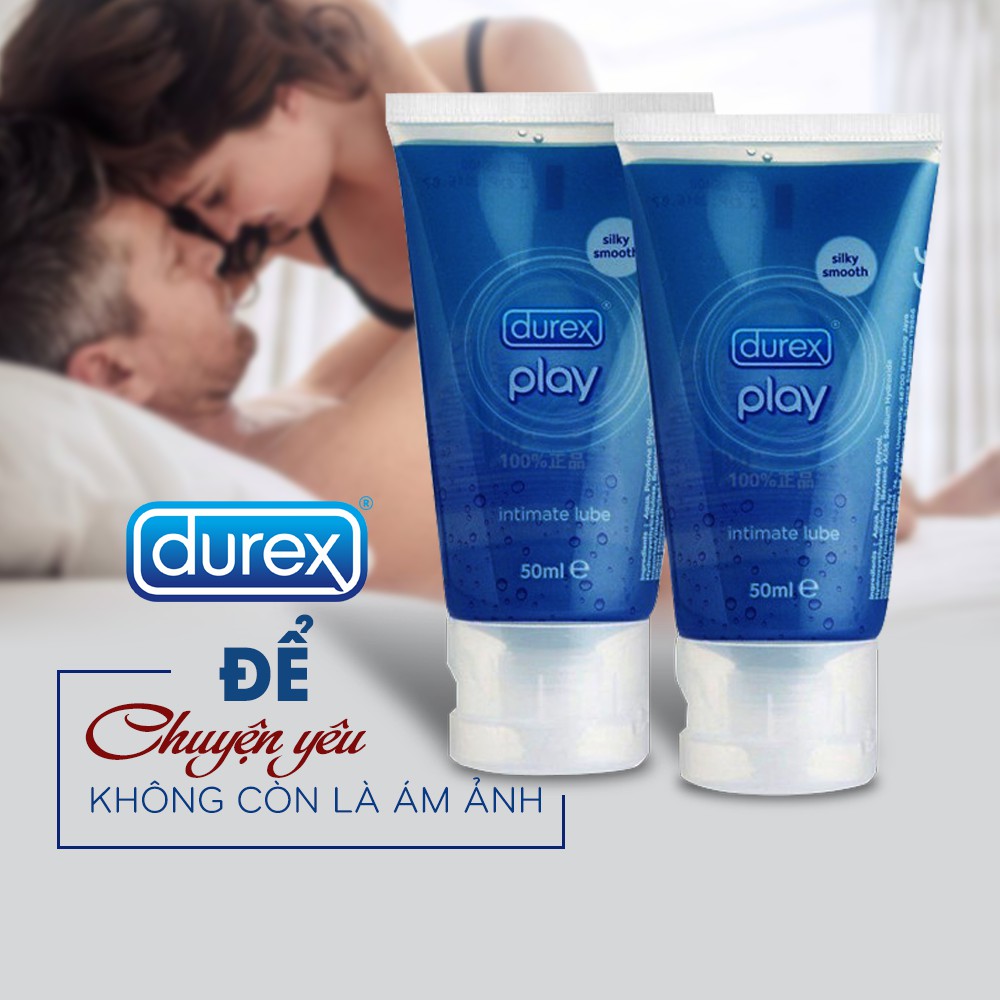 [CHÍNH HÃNG] Gel Durex Play Tuýp 50ml, Gel Bôi Trơn Âm Đạo, Dưỡng Ẩm, Gia Tăng Cảm Giác