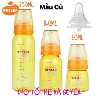 Bình sữa WESSER từ Hàn Quốc(MẪU CŨ)
