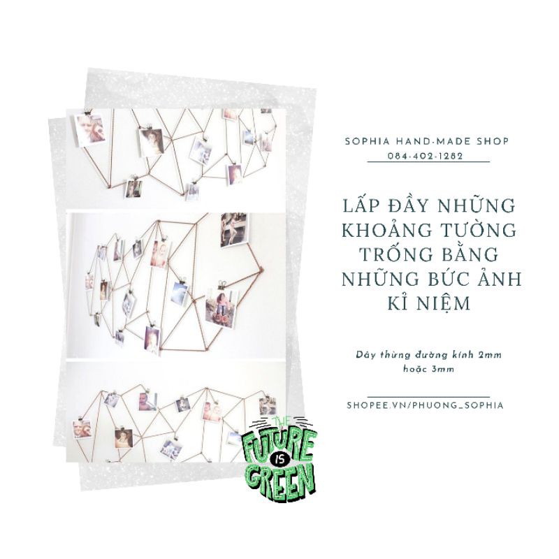 1 cuộn 35m | Dây thừng (dây cói) trang trí hand-made, làm trụ cào móng cho mèo, làm quai túi