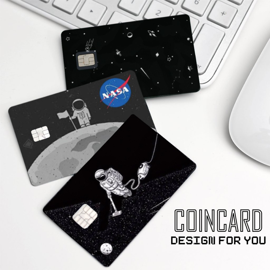 ‍ NASA (Sticker / Miếng dán Thẻ ATM, Thẻ Ghi nợ, Tín dụng) | Dán thẻ ATM CoinCard