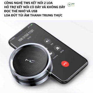 Loa Bluetooth mini MC A7 Plus bản cao cấp 2021 - mẫu loa mini siêu nhỏ gọn pin trâu, có thể lắp thẻ nhớ, sạc dự phòng