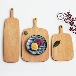 Thớt gỗ beech cao cấp , khay gỗ decor đồ ăn , trà bánh , trang trí gia đình