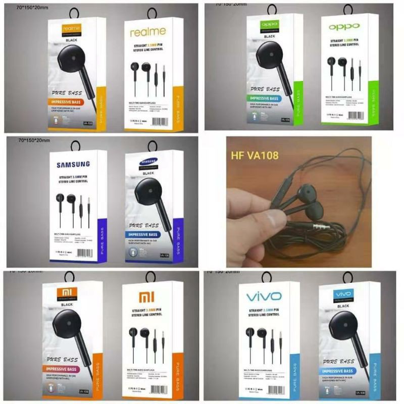 Đầu Tai Nghe Nhét Tai Va108 Đầu Cắm 3.5mm Chất Lượng Cao | BigBuy360 - bigbuy360.vn