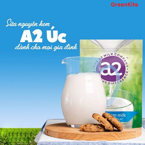 Sữa A2 nguyên kem tách kem của Úc 1kg